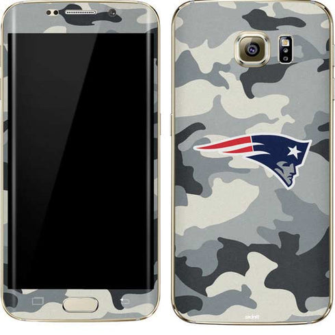 NFL New England Patriots Camo Galaxy S7 Edge Skin